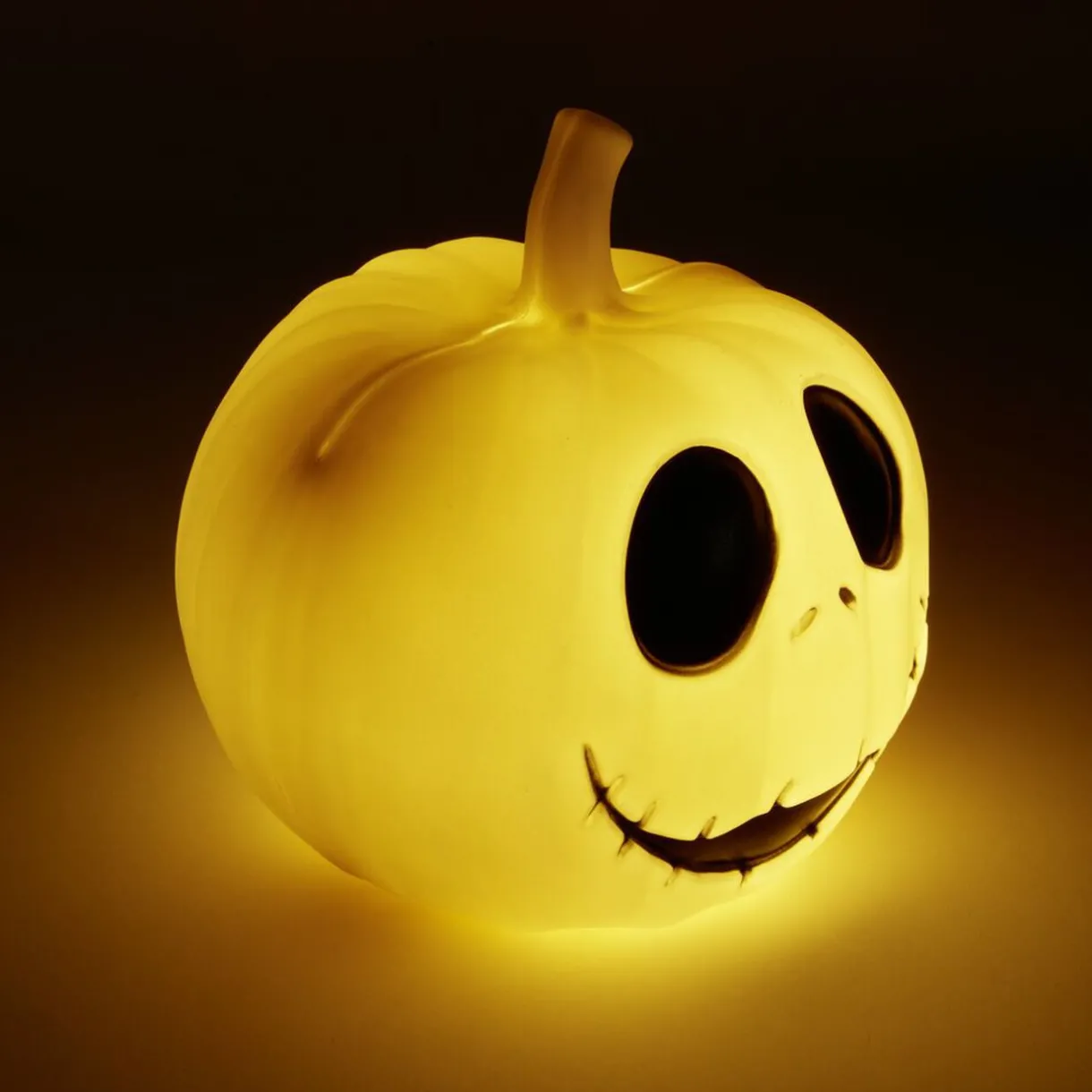 Outlet Gifi Citrouille Halloween LED Disney Mr Jack Skellington blanc et noir H22cm