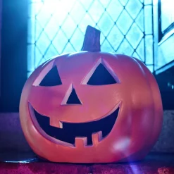 New Gifi Citrouille XL souriante déco Halloween à poser