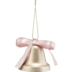 Gifi Cloche à suspendre dorée avec ruban coloré Ø6 cm x5^ Décoration Sapin