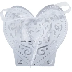 Clearance Gifi Coeur blanc à dragées x10