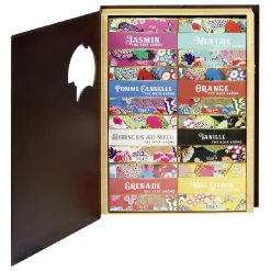 Gifi Coffret à thé forme livre 8 variétés