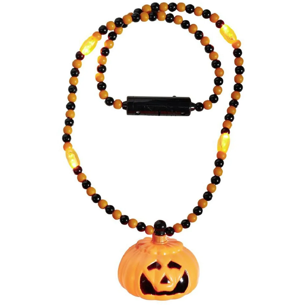 Sale Gifi Collier Halloween lumineux fantôme ou citrouille ou chauve souris