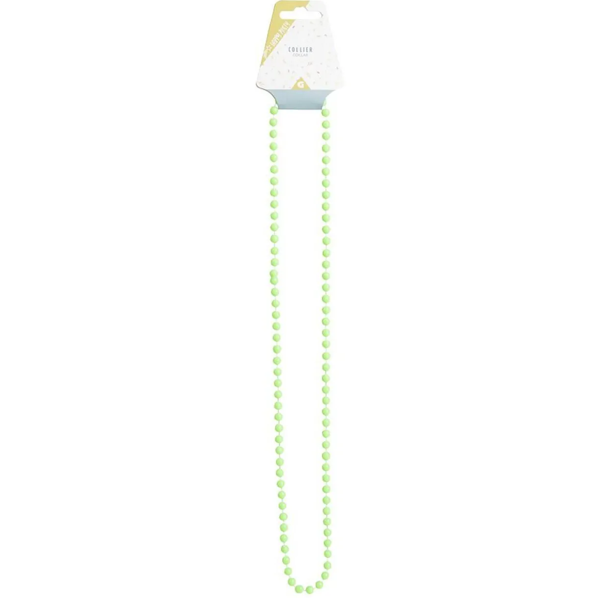 Outlet Gifi Collier perle flashy L84cm - 4 modèles