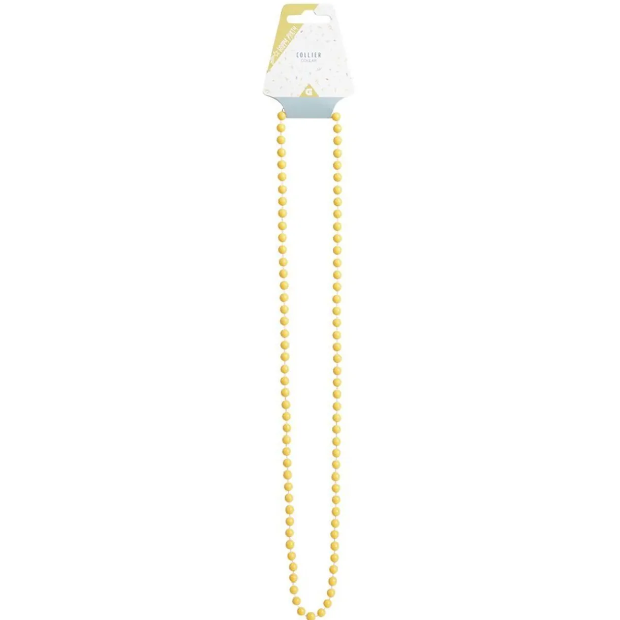 Outlet Gifi Collier perle flashy L84cm - 4 modèles