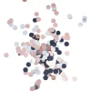 Sale Gifi Confettis aluminium noir argenté rose Ø2 cm