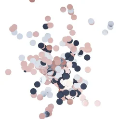 Sale Gifi Confettis aluminium noir argenté rose Ø2 cm