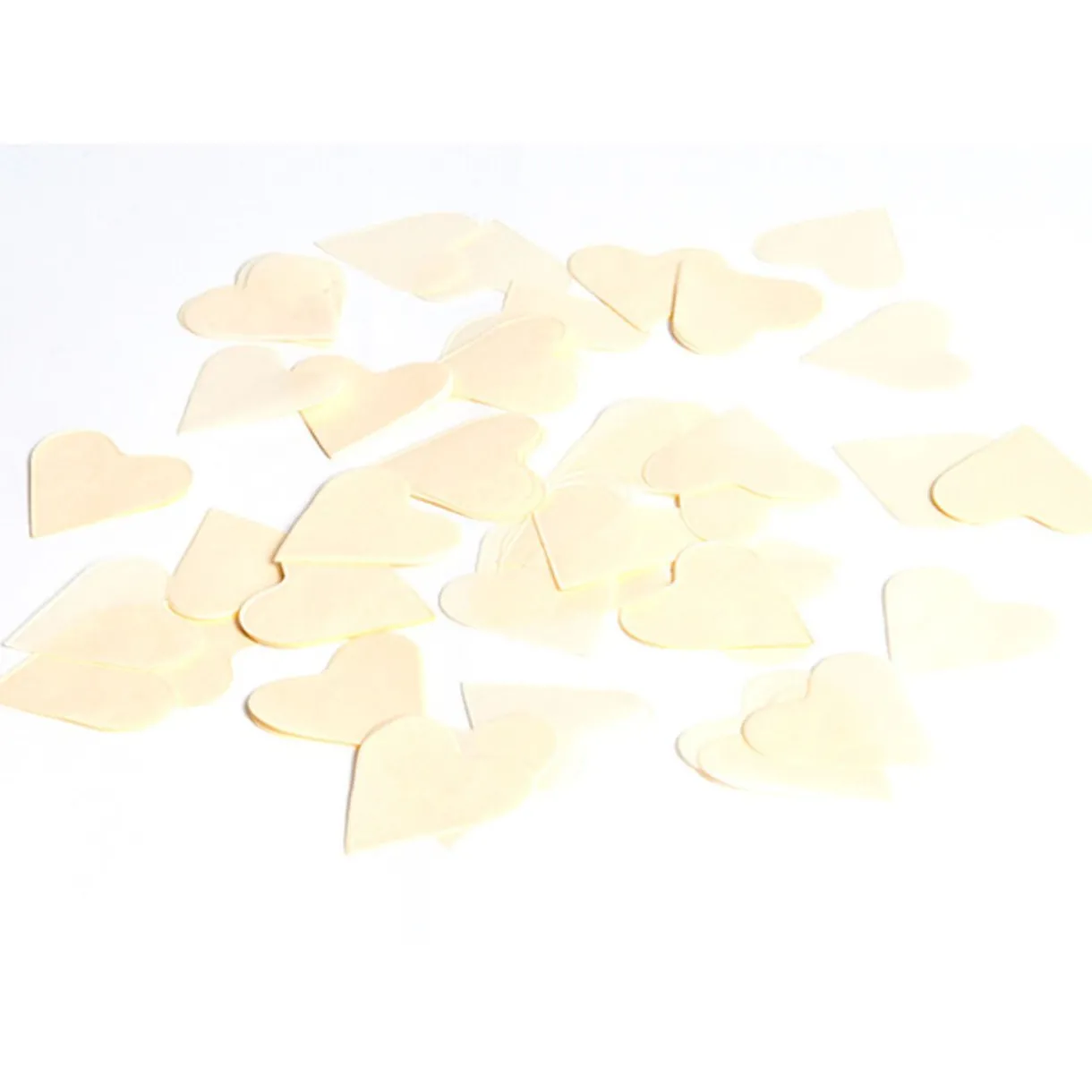 Sale Gifi Confettis coeur ivoire en papier