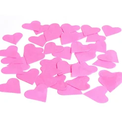 Outlet Gifi Confettis coeur rose fuchsia en papier