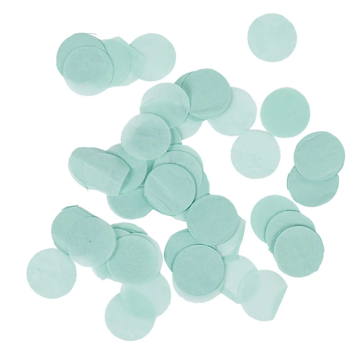 Outlet Gifi Confettis en papier rond vert d'eau ø 2 cm