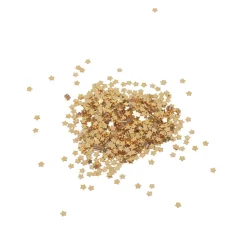 Clearance Gifi Confettis minis étoiles or brillant à parsemer