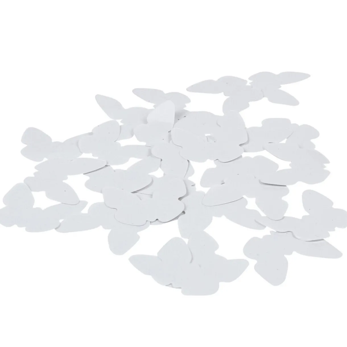 Outlet Gifi Confettis papillon blanc en papier
