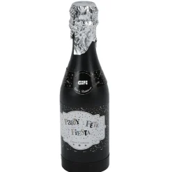 Outlet Gifi Cotillons bouteille argenté doré ou noir