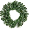 Gifi Couronne de Noël sapin floquée neige^ Loisirs Créatifs Et Emballage Cadeau