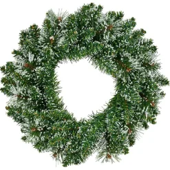 Gifi Couronne de Noël sapin floquée neige^ Loisirs Créatifs Et Emballage Cadeau