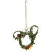 Gifi Couronne Disney Mickey à suspendre Noël Ø10 cm^ Décoration Sapin