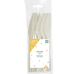 Best Gifi Couteau plastique blanc x12