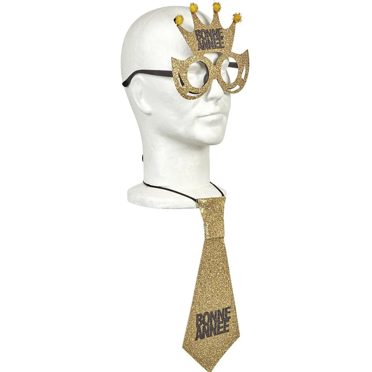 Best Gifi Cravate et lunette Bonne Année