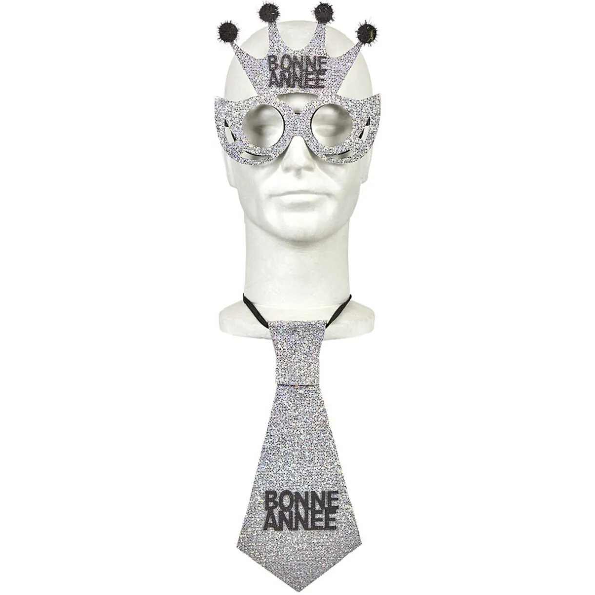 Best Gifi Cravate et lunette Bonne Année