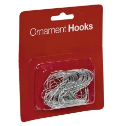 Gifi Crochet métallique argenté x100^ Décoration Sapin