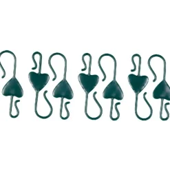 Gifi Crochet vert coeur x28^ Décoration Sapin