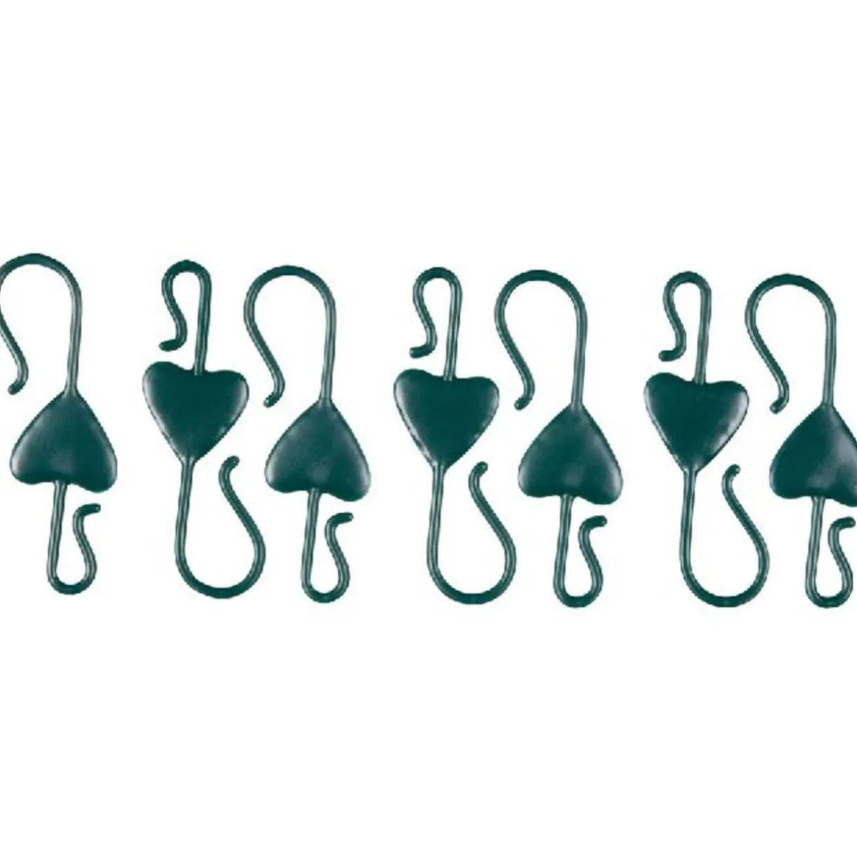 Gifi Crochet vert coeur x28^ Décoration Sapin