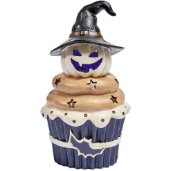 Clearance Gifi Cupcake lumineux déco Halloween glace en polyrésine