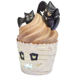 Clearance Gifi Cupcake lumineux déco Halloween glace en polyrésine