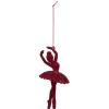 Gifi Danseuse ballerine velours à suspendre Noël^ Décoration Sapin