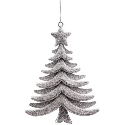 Gifi Déco à suspendre sapin pailleté argenté^ Décoration Sapin