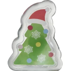 Gifi Déco fenêtre sticker gel lumineux sapin de Noël^ Décoration De Fenêtre