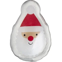 Gifi Déco fenêtre sticker gel lumineux Père Noël rouge et blanc^ Décoration De Fenêtre