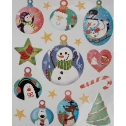 Gifi Décor de noël électrostatique, 3 modèles^ Décoration De Fenêtre