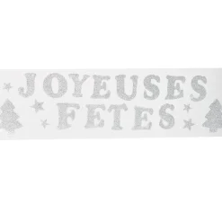 Gifi Décor fenêtre joyeuses fêtes^ Décoration De Fenêtre