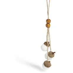 Gifi Décoration à suspendre gland marron x3^ Décoration Sapin