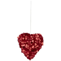 Gifi Décoration de Noël à suspendre paillette rouge x3^ Décoration Sapin