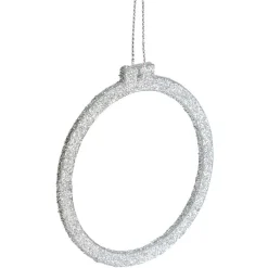 Gifi Décoration de Noël à suspendre étoile/sapin/boule argenté x6^ Décoration Sapin