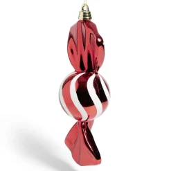 New Gifi Décoration de Noël bonbon forme XL à suspendre H60cm - 2 coloris
