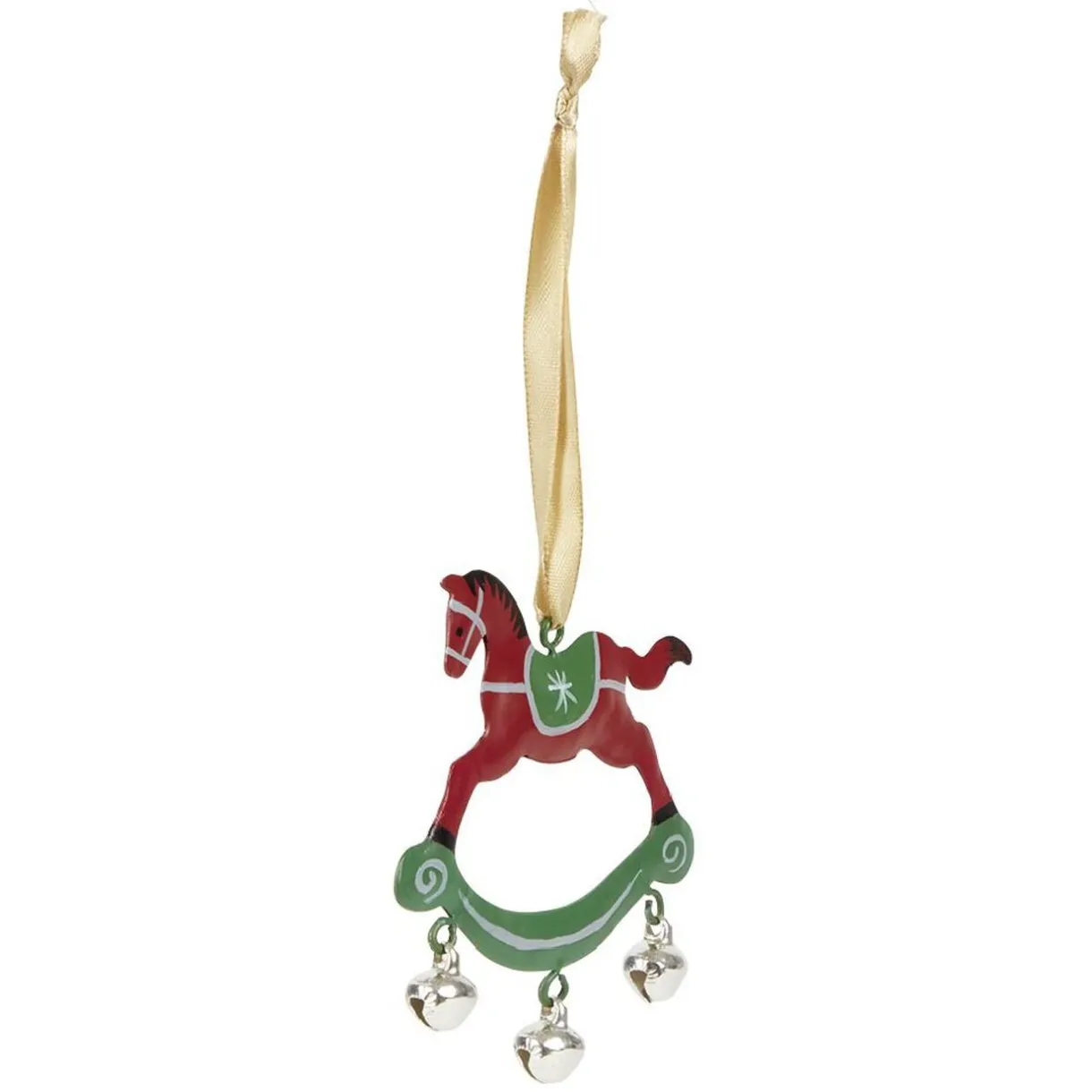 Gifi Décoration de Noël cheval en métal à suspendre^ Décoration Sapin