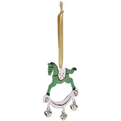 Gifi Décoration de Noël cheval en métal à suspendre^ Décoration Sapin