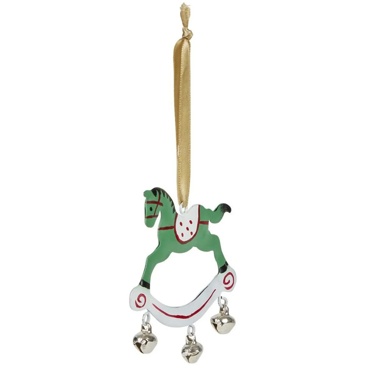 Gifi Décoration de Noël cheval en métal à suspendre^ Décoration Sapin