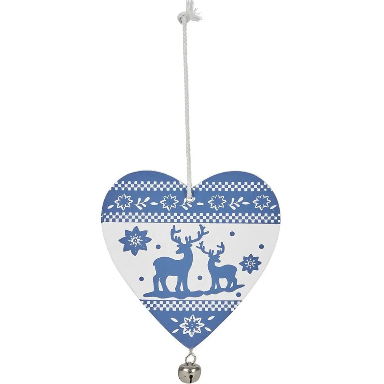 Gifi Décoration de Noël coeur en bois à suspendre^ Décoration Sapin