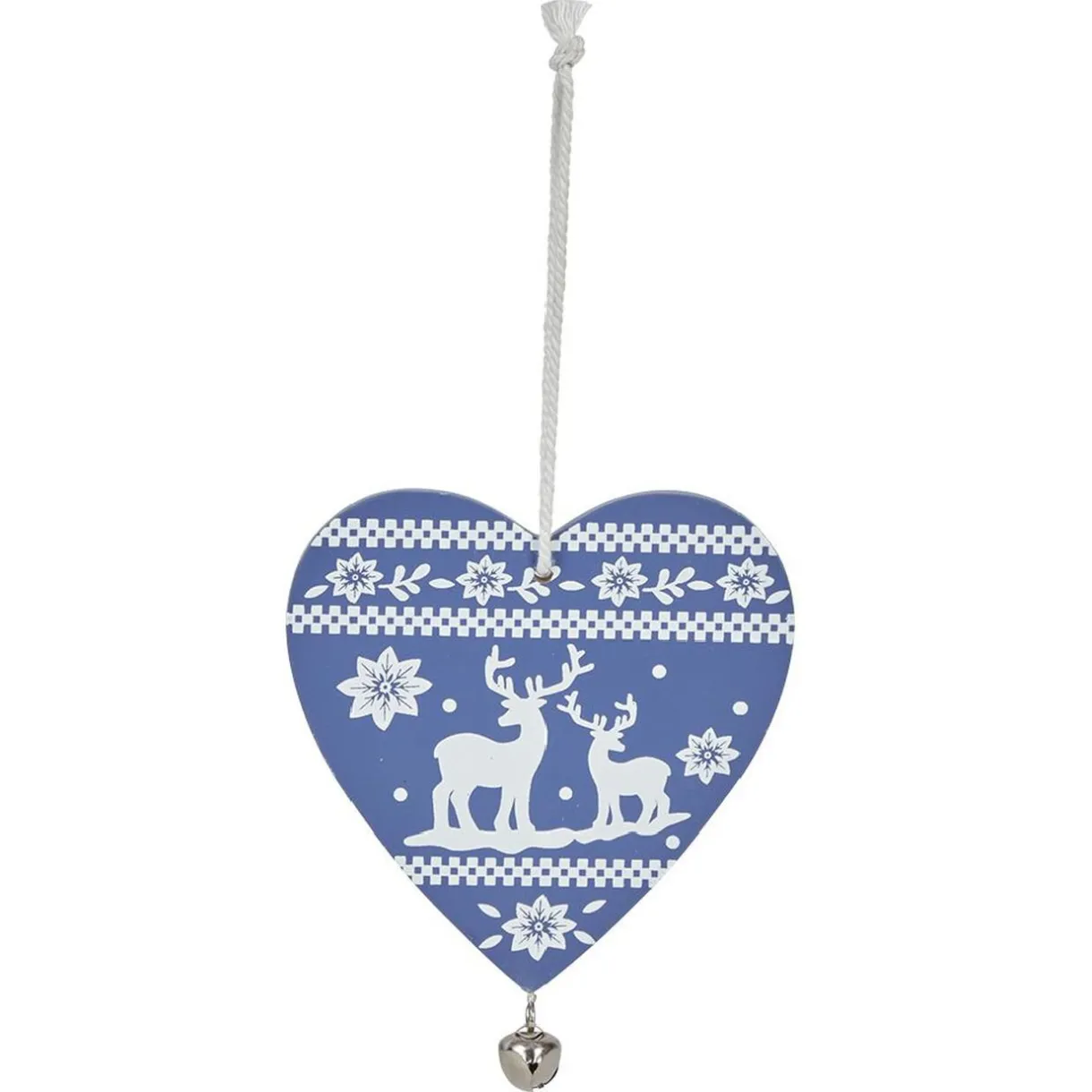 Gifi Décoration de Noël coeur en bois à suspendre^ Décoration Sapin