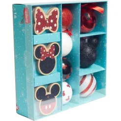 Sale Gifi Décoration de Noël Disney Mickey Minnie blanc noir rouge x16