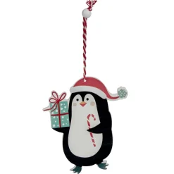 Gifi Décoration de Noël en bois à suspendre^ Décoration Sapin