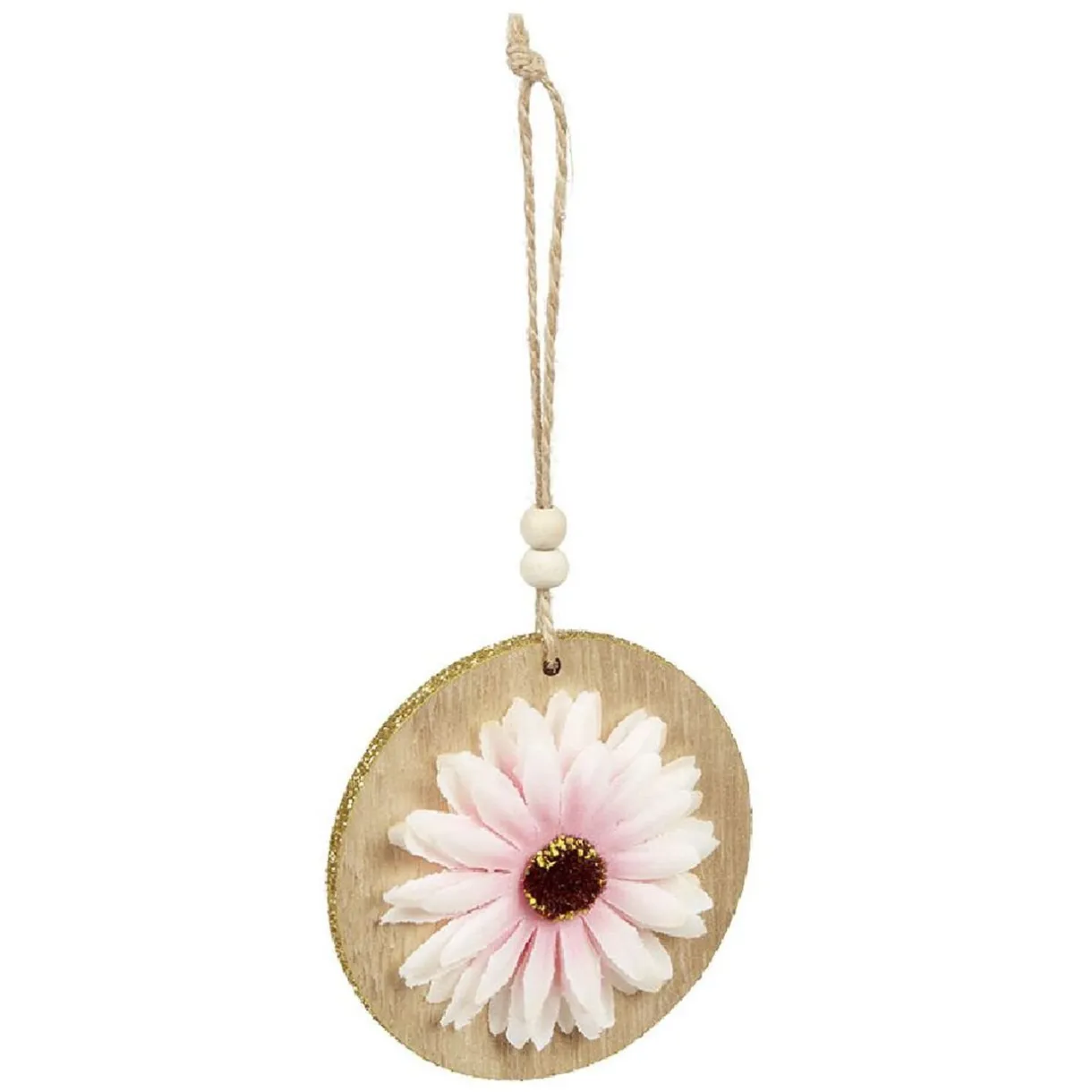 Gifi Décoration de Noël fleur ronde à suspendre Ø8 cm^ Décoration Sapin