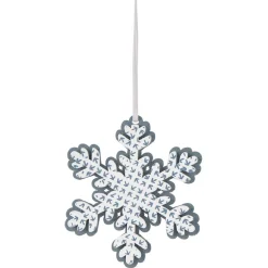 Gifi Décoration de Noël flocon de neige à suspendre^ Décoration Sapin