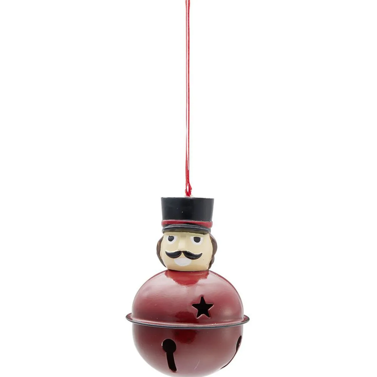 Gifi Décoration de Noël grelot soldat en métal à suspendre^ Décoration Sapin