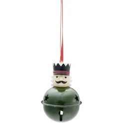 Gifi Décoration de Noël grelot soldat en métal à suspendre^ Décoration Sapin