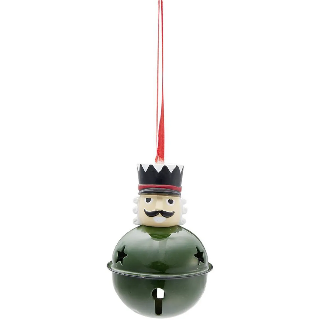 Gifi Décoration de Noël grelot soldat en métal à suspendre^ Décoration Sapin