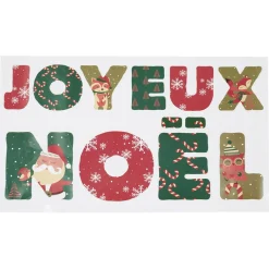 Gifi Décoration de Noël électrostatique Joyeux Noël^ Décoration De Fenêtre